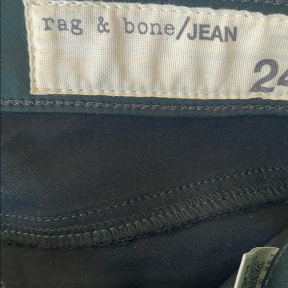 Rag & bone green coated leggings size 4 - 150 - Picture 6 of 7